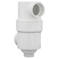 PVC Drum Trap with Cleanout, Hub, 1 1/2 in x 3 in x 6 in Pipe Size