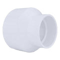 PVC Reducer, Hub, 6 in x 4 in Pipe Size