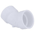 PVC 45 Degree Elbow, Hub, 1-1/4 in Pipe Size