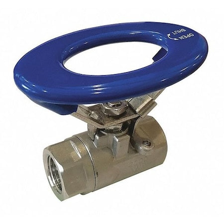 2" FNPT Stainless Steel Ball Valve Inline