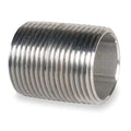 1/4" MNPT x 7/8" TBE Stainless Steel Close Pipe Nipple Sch 40, Thread Type: NPT