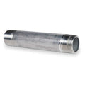 1-1/2" MNPT x 5" TBE Stainless Steel Pipe Nipple Sch 40, Outside Dia.: 2"