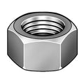 Hex Nut, 3/8"-24, Steel, Grade 2, Chrome Plated, 21/64 in Ht, 50 PK