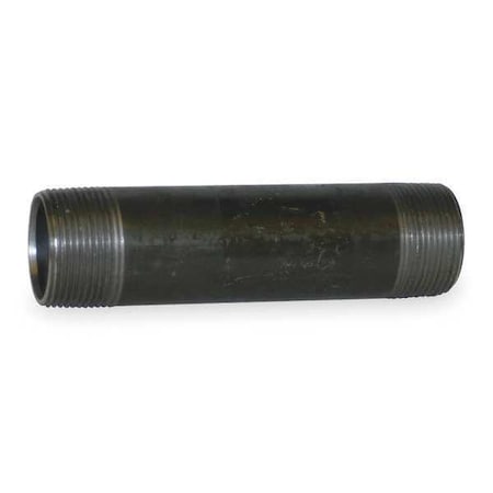 1-1/2" x 2-1/2" Black Pipe Nipple Sch 80