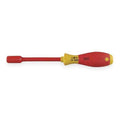 Nut Driver, 8.0mm, Solid, Ergo, Ins, 5 in.