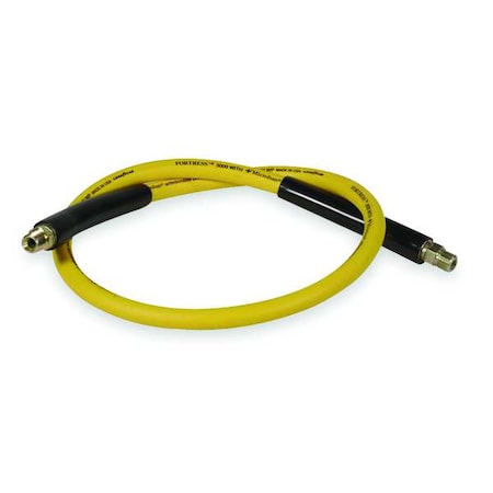 3/8" ID x 50 ft Rubber Coupled Washdown Hose 3000 PSI YL