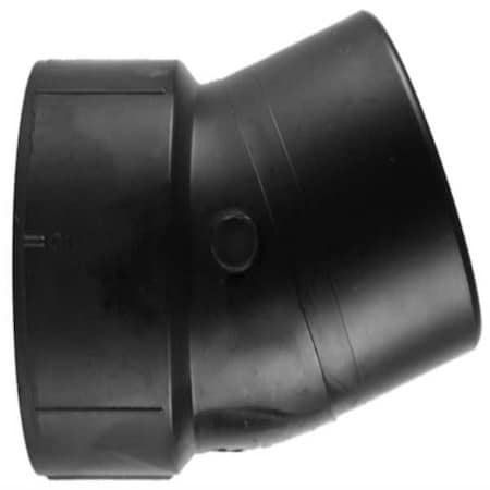 22-1/2 Street Elbow,4 In Hub x Spigot