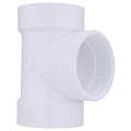 PVC Flush Clean Out Tee, FNPT x Hub x Hub, 2 in Pipe Size