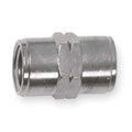 Coupling Nickel Plated Brass Female Coupling, 3/8 in Female NPT X 3/8 in Female NPT