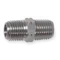Hex Conversion Nipple Chrome Plated Brass Hex Conversion Nipple, 1/8 in Male NPT X 1/8 in Male BSPP