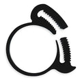 Snap-Mini Clamp,Black,1.028"Max ID,PK10