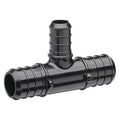 Tee,Polymer,Barbed3/4in,3/4in,1/2in