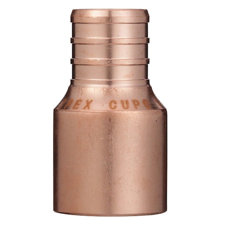 Straight,Copper,Cup61/64",Barbed3/4"