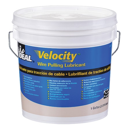 Wire Pulling Lubricant,1 gal. Bucket,Wht