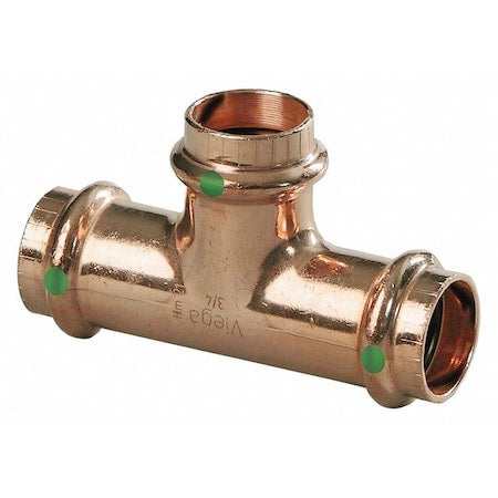 Viega ProPress tee, 1-1/2" x 1" x 1-1/2"