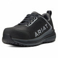 Women's Composite Toe Athletic Shoe, Black/Charcoal, 6, B, 10040324