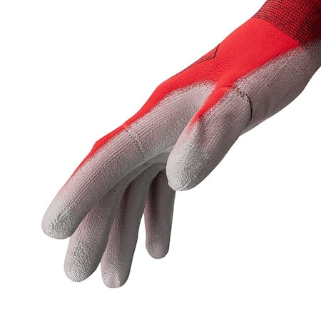 Knit Gloves, Cut Level A1 ,Polyurethane ,Textured ,L 1 PR