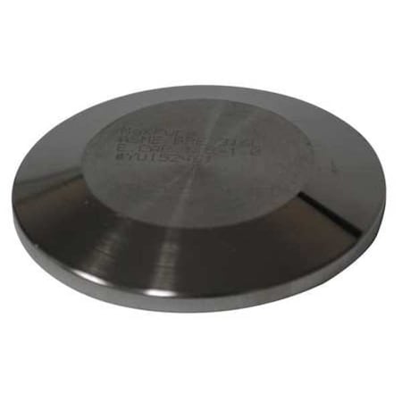 Cap, Stainless Steel, Clamp 2 1/2 in
