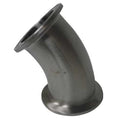 2" Clamp T316L SS 45 Degree Elbow