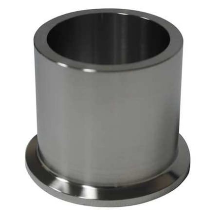 2-1/2" Clamp T304 SS Heavy Wall Tank Ferrule