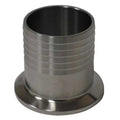 2" Clamp x Hose Barb T316L SS Hose Barb Adapter
