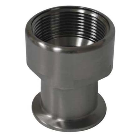 4" Clamp x FNPT T304 SS Female Adapter