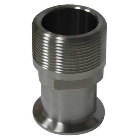 3" Clamp x MNPT T304 SS Male Adapter