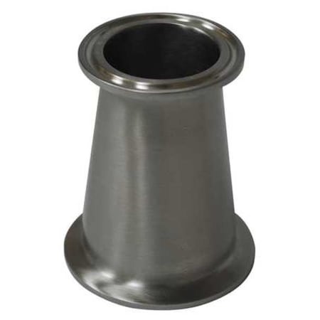 4" x 3" Clamp T304 SS Concentric Reducer