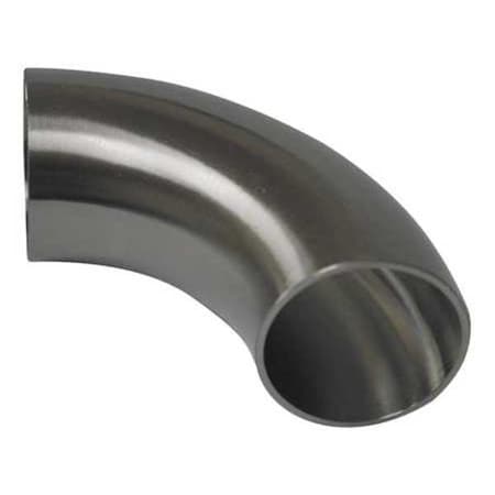 4" Butt Weld T304 SS Short Tangent 90 Degree Elbow