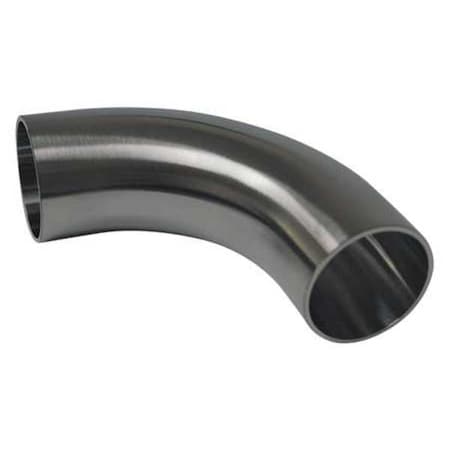 4" Butt Weld T304 SS Long Tangent 90 Degree Elbow