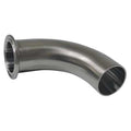1-1/2" Clamp x Butt Weld T316L SS 90 Degree Elbow