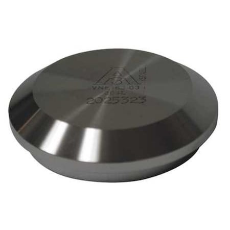 Male Cap, Stainless Steel, Cap 3 in