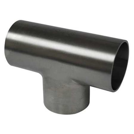 Tee, Stainless Steel, Butt Weld 1 in