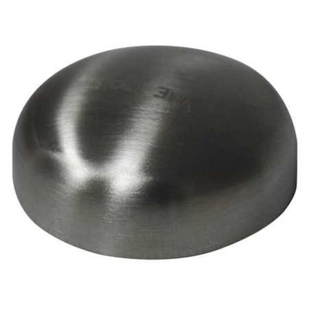 Cap, Stainless Steel, Butt Weld 3 in