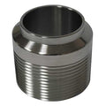 1" MNPT x Butt Weld T304 SS Male Adapter