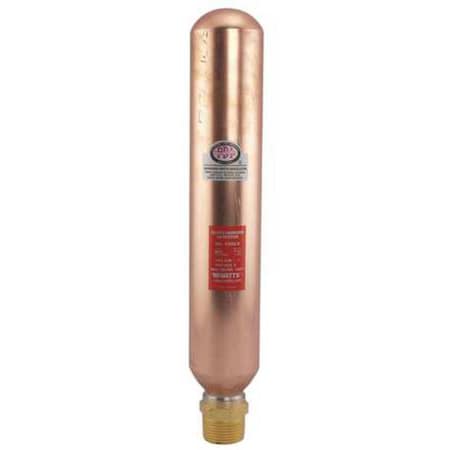 Water Hammer Arrestor,1 In MNPT,Copper