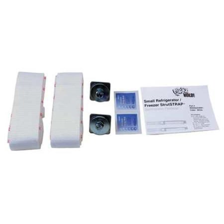 Strut Straps w/Side Release Buckle,White
