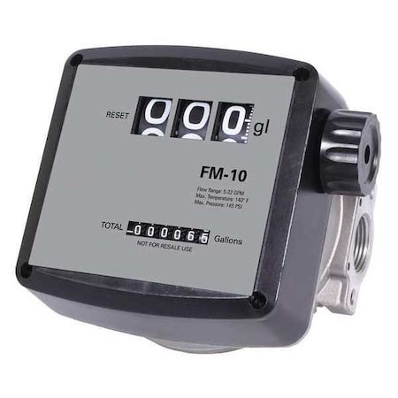 Flowmeter,Mechanical,32 GPM,1 In FNPT