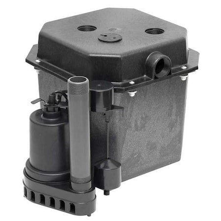 Sink Pump System,1/3 HP,Thermoplastic