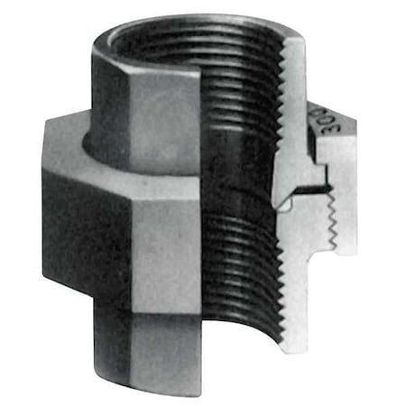 Union Union, 1-1/4" Pipe, FNPT, Malleable Iron, Class 300