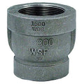 Reducing Coupling Reducer Coupling, 1" x 1/2" Pipe, FNPT, Malleable Iron, Class 300