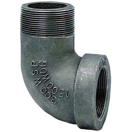 90 Degree Street Elbow 90 Degree Street Elbow, 1/2" Pipe, FNPT x MNPT, Malleable Iron, Class 300