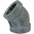 45 Degree Elbow 45 Degree Elbow, 1-1/4" Pipe, FNPT, Malleable Iron, Class 300