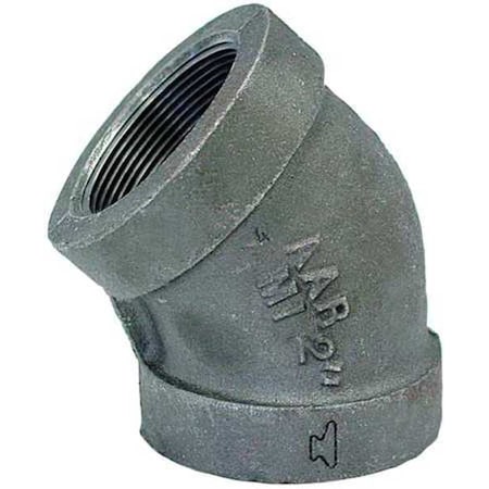 45 Degree Elbow 45 Degree Elbow, 1-1/4" Pipe, FNPT, Malleable Iron, Class 300