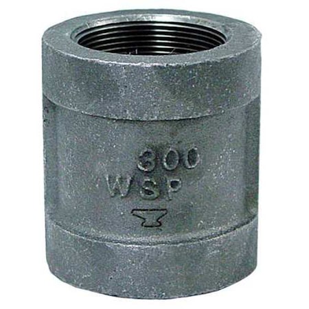 Coupling Coupling, 1/4" Pipe, FNPT, Malleable Iron, Class 300