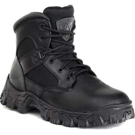 Men's 6-Inch Work Boot, 10, Composite Toe, 6 in H, Black, FQ0006167
