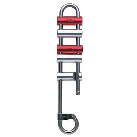 Descender, For Rope Size 3/8 to 1/2", High Strength Aluminum