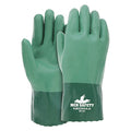 NeoMax Chemical Resistant Gloves, Neoprene, 12 in L, Not Rated, Green, L, 1 PR