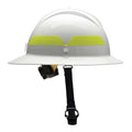 Wildland Fire Helmet, Thermoplastic, 6-Point Sure-Lock(R) Ratchet, White, Fits Hat Size 6-1/2 to 8