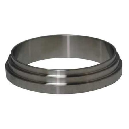 3" Bevel Seat T304 SS Short Ferrule
